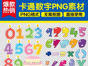 卡通數(shù)字立體周年慶海報設計素材與PSD模板